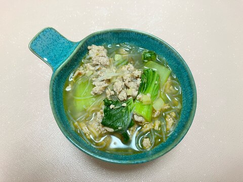 本格味!⭐️チンゲンサイのピリ辛スープ⭐️